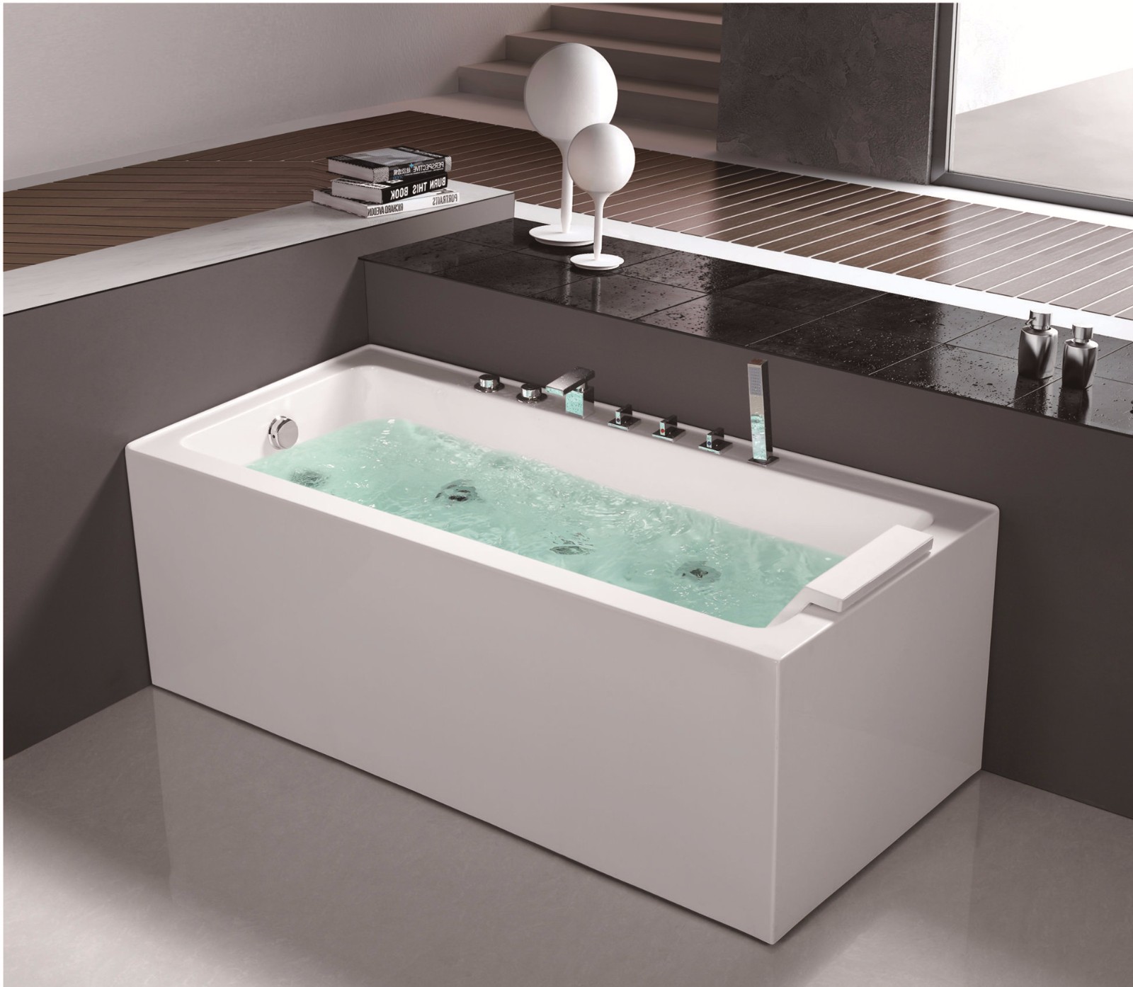C-437 C-3127(R) Simple Modern Design Style Hot Corner Whirlpool Jetted Bathroom Acrylic Tub for Sale.jpg