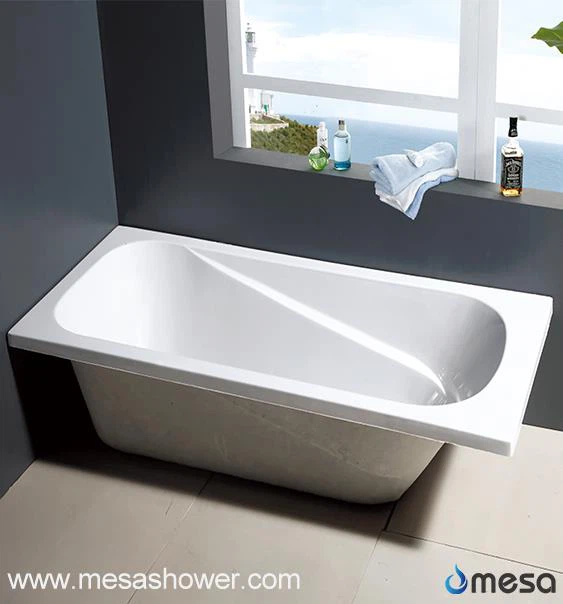 Vasca da bagno acrilico ovale in superficie solida