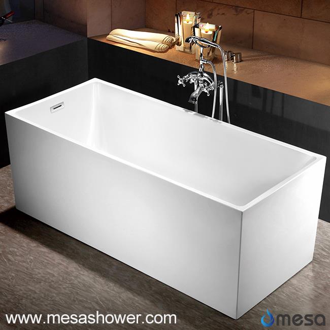 Tubo da bagno rettangolare acrilico senza saldatura senza saldatura MEC3169