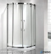 Settore d'angolo Strong Struttura in acciaio inox bagno scorrevole box doccia