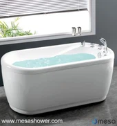 Vasca da bagno in acrilico superficie solida da sola