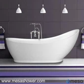 Puro Bianco Acrilico Irregolare ovale giapponese Soaking Hot Tub MEC3157
