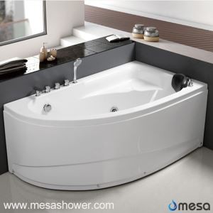 Forma irregolare Design moderno Rettangolare ABS settore angolo Massaggio di lusso Idromassaggio Jetted Vasca da bagno di vendita calda Vasca da bagno con prezzo economico