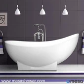 Disegno artistico Vasca da bagno stand alone giapponese per adulti