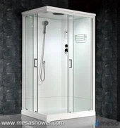 Rettangolare Corning Apertura Scorrevole Cabina Doccia Bagno