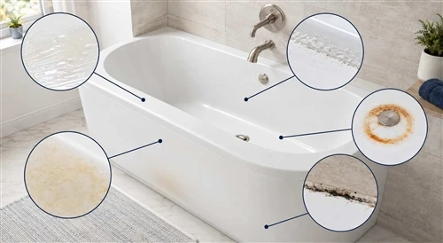 Come pulire una vasca da bagno in fibra di vetro senza danneggiare la finitura
